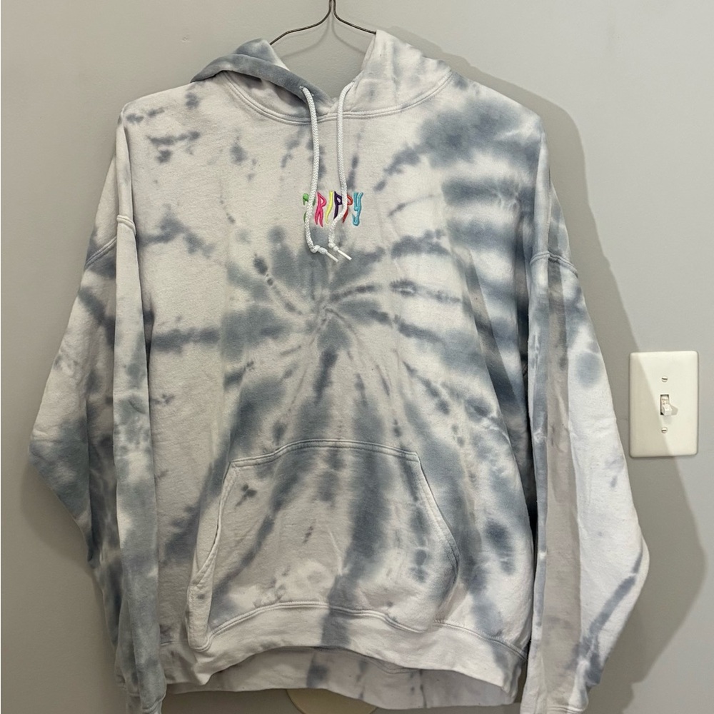 Rue21 Blue Tie-Dye Hoodie